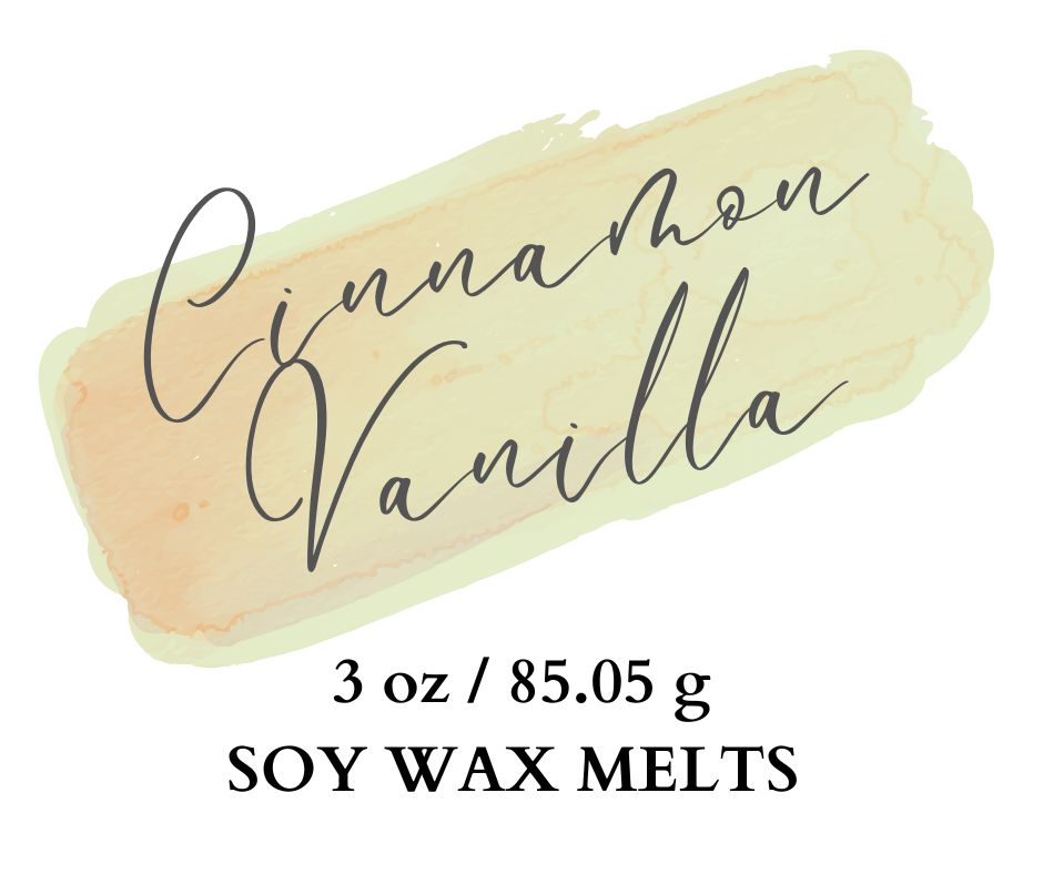 CINNAMON VANILLA Wax Melt 3 oz.